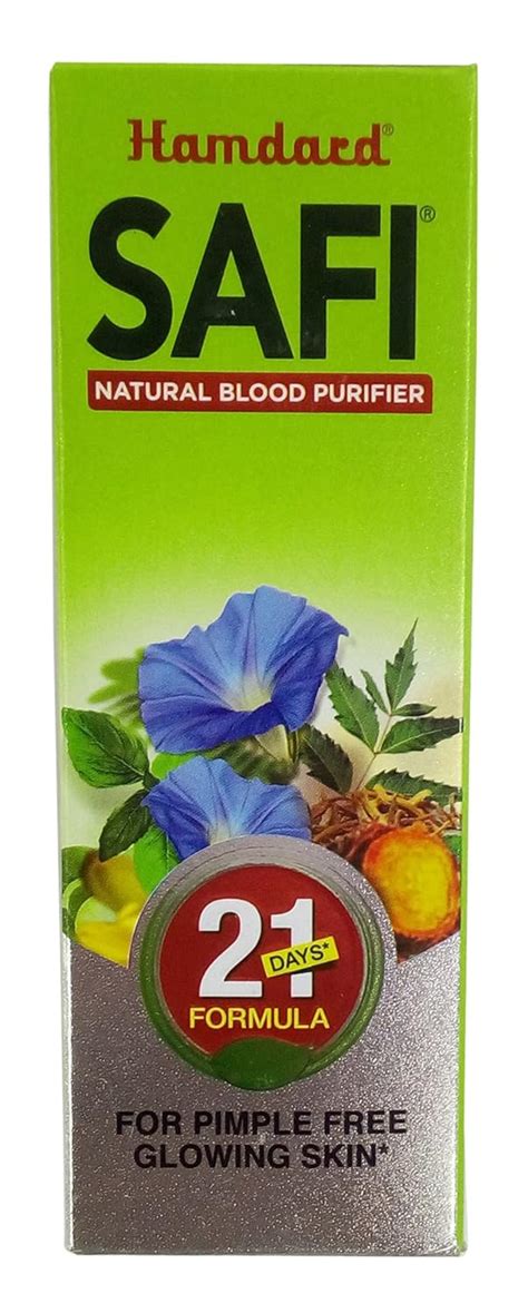 Buy Hamdard Safi Natural Blood Purifier Syrup, 100ml Carton Online at Low Prices in India ...