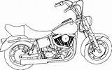 Free Coloring Pages Bike sketch template
