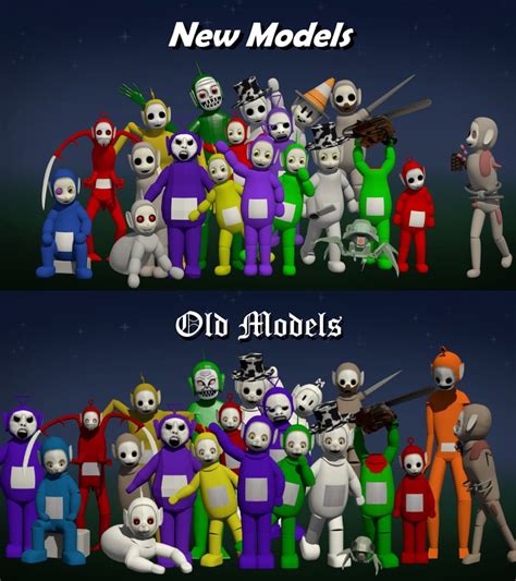 50% of the new character models are done! - Slendytubbies World ...