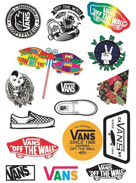 Vans Skateboard Sticker Decorative Sticker Laptop Suitcase | Etsy