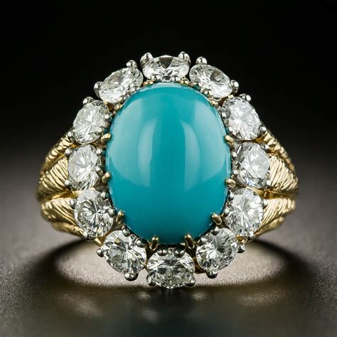 Van Cleef & Arpels Turquoise and Diamond Ring