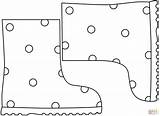 Coloring Printable Rain Boot Template sketch template