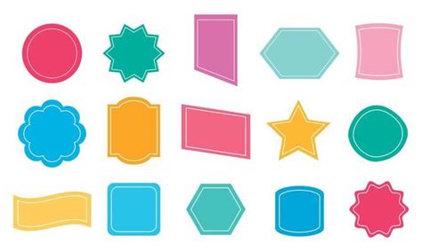 Sticker Shapes Vector Art, Icons, and Graphics for Free Download