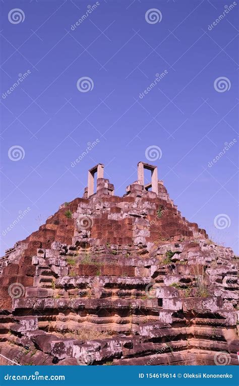 Architectural Monuments of Ancient Civilizations. Steps Leading To Heaven. Heritage of Khmer ...