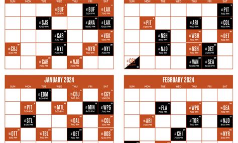 Flyers Release 2023-24 Schedule
