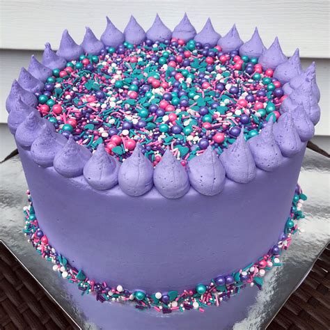 Top 98+ Pictures Purple Birthday Cake Photos Updated