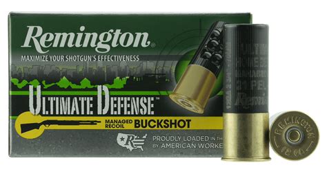 Remington Ammunition 20637 Ultimate Defense Buckshot 12 Gauge 2.75″ 4 ...