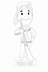 I Made A Fallout Bobblehead WV Mountaineer Drawing/coloring Sheet  sketch template