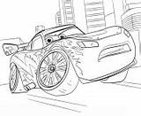 Lightning Mcqueen From Cars 4 Disney Coloring Page Printable sketch template