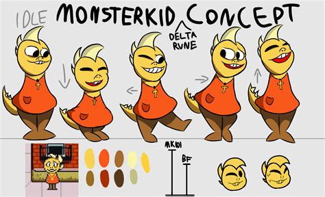 Monster kid from deltarune concept : r/FridayNightFunkin