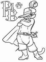 Puss In Boots Coloring Pages sketch template