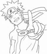 Naruto Coloring Page sketch template