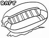 Raft Coloring Pages – Free Coloring sketch template