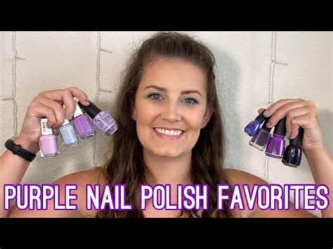 BEST PURPLE NAIL POLISH IN MY COLLECTION! | TOP 10 FAVORITES - YouTube