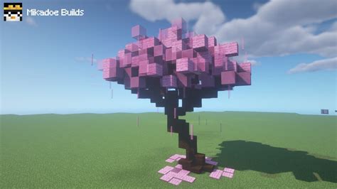 A small Sakura / Cherry Blossom tree that I made :) : Minecraft