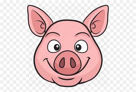 Pig Face Cartoon Free Download Clip Art - Pig Face Clipart - FlyClipart