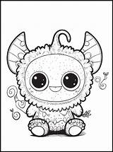 Printable Cute Monster Coloring Pages sketch template
