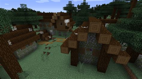 Zombie Village found in 19w04a. It looks amazing! : r/Minecraft