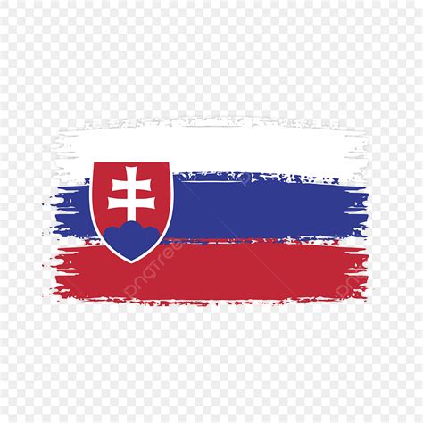 Slovakia Flag Vector Hd Images, Slovakia Flag Vector With Watercolor ...