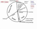 Liturgical Calendar Catholic Coloring Page Pages Sketch Coloring sketch template
