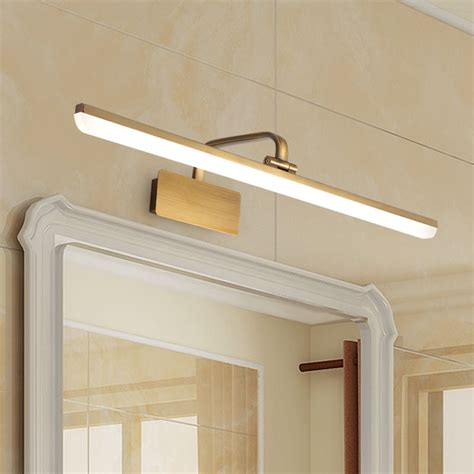 Modern Style Armed LED Bathroom Vanity Light in Satin Gold,LED LIGHTS