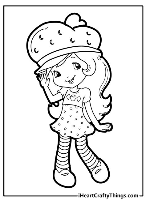 Strawberry Girls Coloring Pages