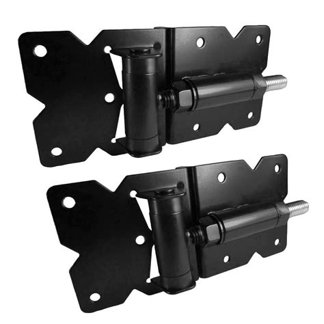 Vinyl Gate Hinges BLACK - For Vinyl, PVC or Plastic Fencing. Vinyl ...