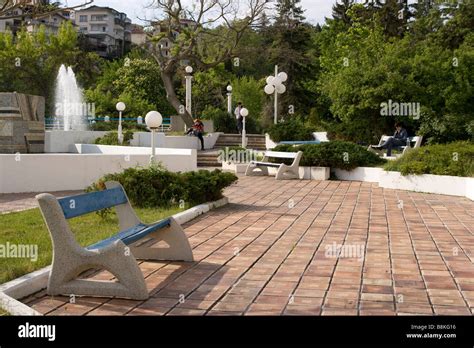 Sandanski town, well-known park in springtime, mineral water 76 ...