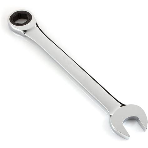 Stark 22 mm Combination Ratchet Wrench Angled Open End 5-Degree Swing ...