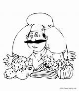 Coloriage Master Chef sketch template
