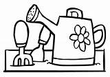 Gardening Tool  Free Coloring Pages sketch template