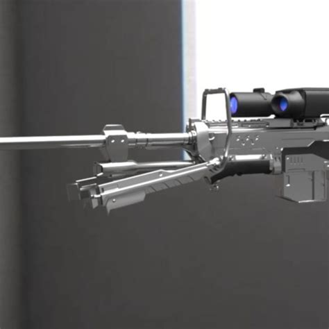 HALO 5 SNIPER RIFLE | CGTrader