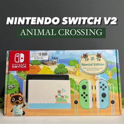 Nintendo Switch Animal Crossing V2, Video Gaming, Video Game Consoles ...