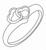 Ring Coloring Page sketch template