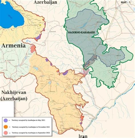 Armenia Releases Map of Territories ‘Seized by Azerbaijan’ Since 2020 ...