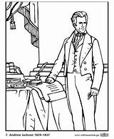 Bluebonkers  US Presidents Coloring Pages President Andrew Jackson Two sketch template