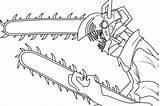 Chainsaw Man Coloring Pages  Free Printable For Kids sketch template