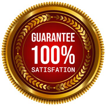 Premium Quality Satisfaction Badge Golden Vector, Satisfaction, Badge ...