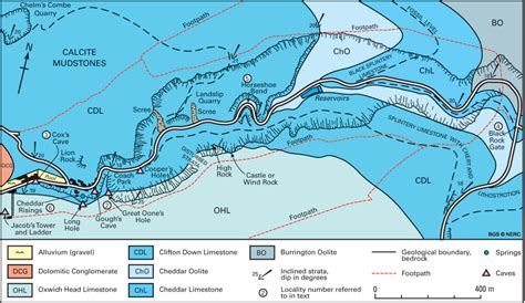 Cheddar Gorge | Locality areas | Foundations of the Mendips