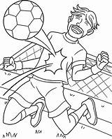 Coloring Pages Of Fotball Players sketch template