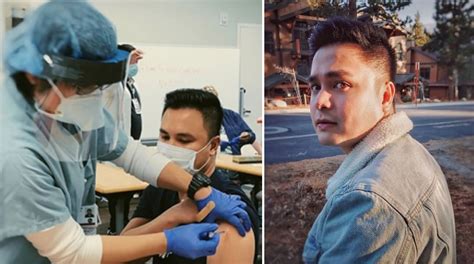 LOOK: Former PBB housemate Aldred Gatchalian receives COVID-19 vaccine in the US | PUSH.COM.PH