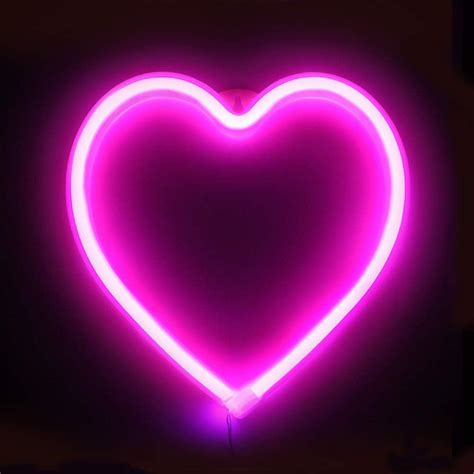 Heart Neon LED Signs Wall Hangings jan-takayama.com