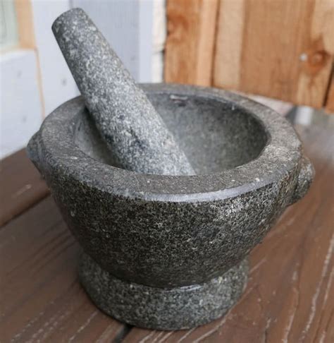 How to Season Mortar and Pestle Granite | Chef Reader