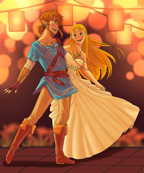 Senza titolo — Link and Zelda dancing togheter (ignore the lazy...