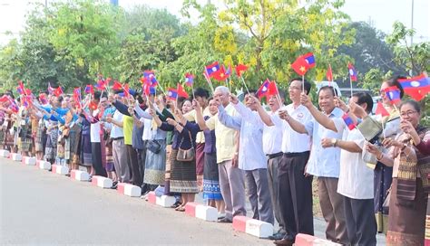 Pictures: Official welcome ceremony for Vietnamese President in Laos