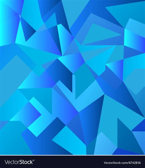 Abstract blue geometric background Royalty Free Vector Image