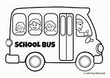 Bus Printable Template sketch template