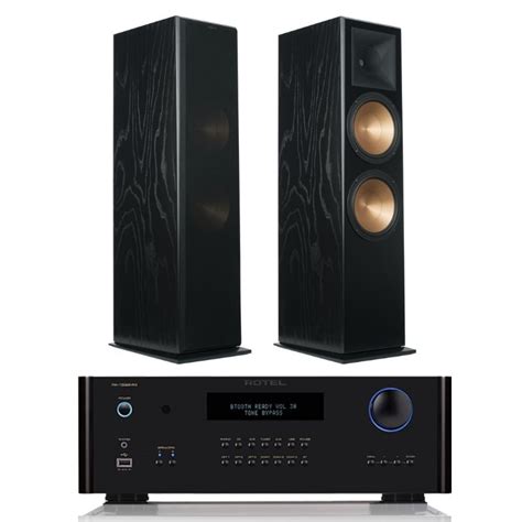 Get The Klipsch RF-7III Speakers and Rotel RA1592MKII now