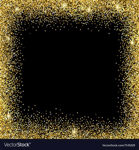 Gold glitter background Royalty Free Vector Image