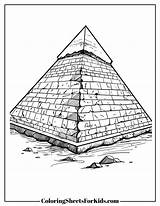 Pyramid Coloring Pages Free Printable PDFs  Sheets For Kids sketch template